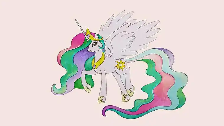 一步一步教画宇宙公主