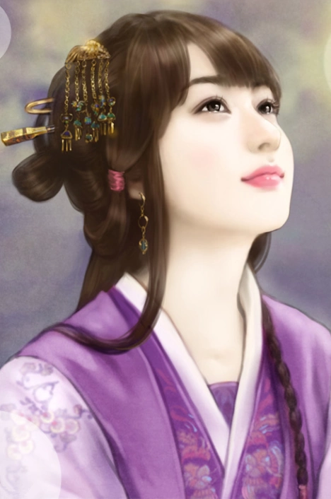 【古色清逸】【贴图】手绘古装美人图_古装吧_百度贴吧