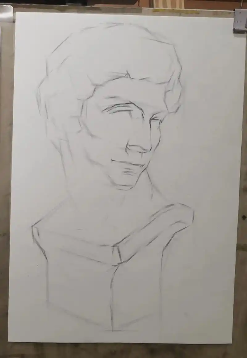 画个美男子小卫#画画 #素描 #手绘 #零基础学画画 #绘 - 抖音