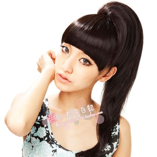 prisila日系亚光圆弧型月牙型齐刘海假发 个性 前发片 仿真刘海片