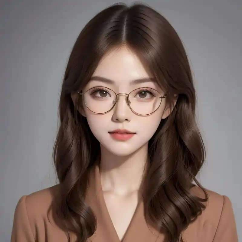 女生头像99996992正装系列(短发长发戴眼镜) 原图9315取