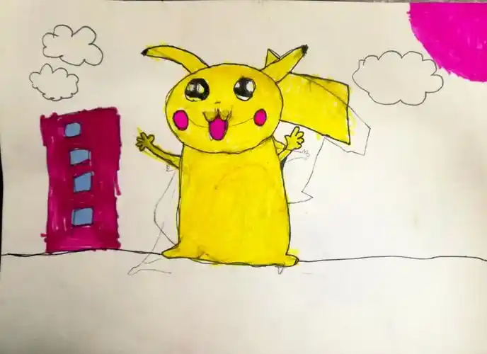 二(3)班我喜欢的卡通形象美术作业