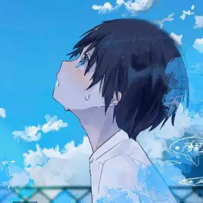 超拽帅气动漫男生头像我爱你满口谎言真诚的样子