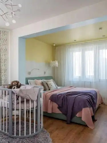 15平卧室,一分为二做2间房!不砌墙垭口隔断,大人小孩同住一屋