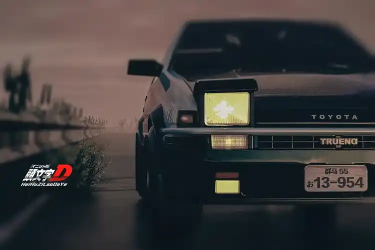 toyota-trueno-ae86【秋名山车神】rage your dream