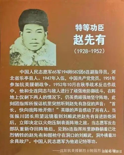 唐山人物 1951年2月,赵先有响应"抗美援朝,保家卫国"的号召,随中国