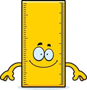 尺子卡通快乐卡通尺子照片