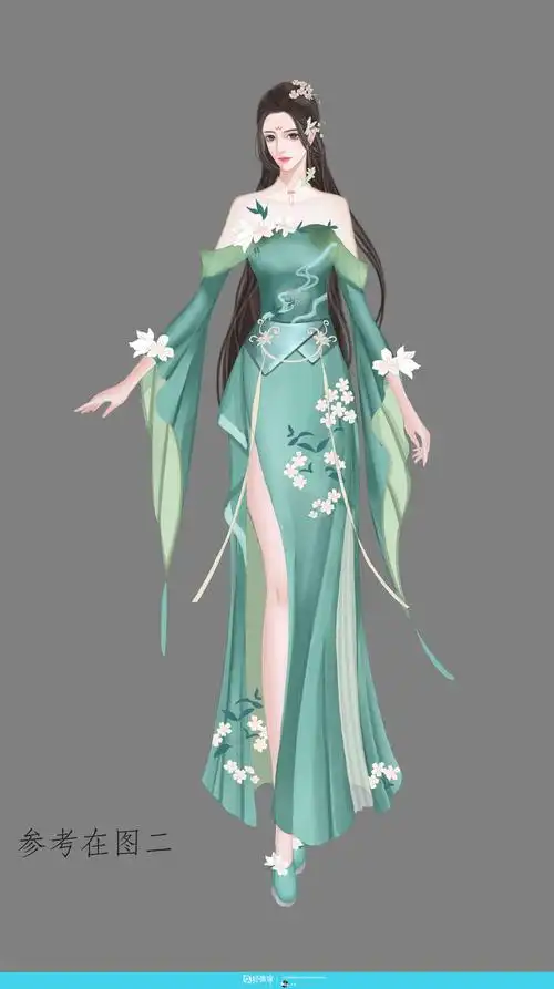 古风人物厚涂上色人物光源光影提高练习