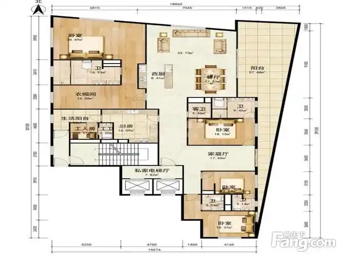深圳湾1号小区租房,四室三厅,随时预约丨带泳池大四房!