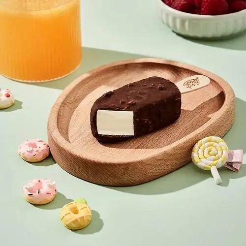 美怡乐迷你脆宝香草味榴莲味冰淇淋