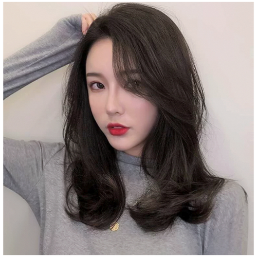 【京品优选】假发女中长发微卷网红中分无刘海长卷发假发套锁骨发自然