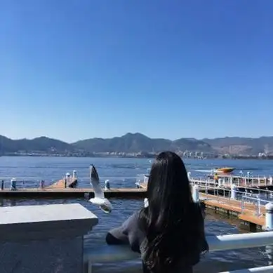 海边背影女头 高清好看的唯美海边背影女头像图片_女生头像_美头网