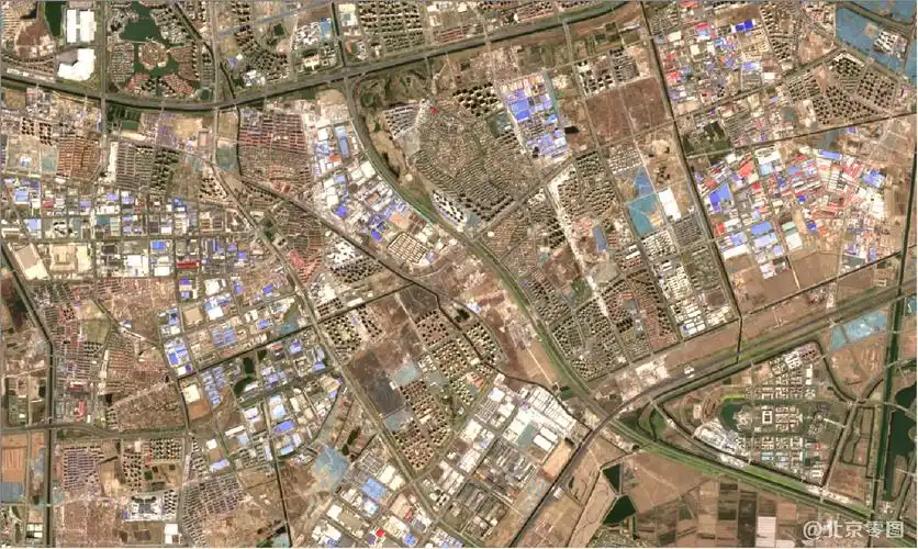 天津市2021年4月份最新卫星影像地图