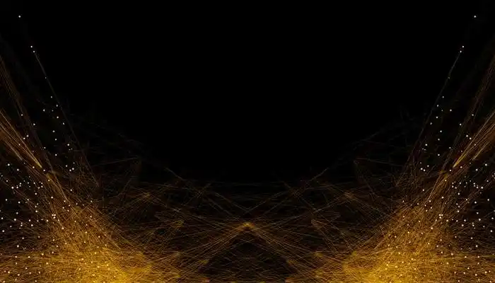 黑色科技背景黑金背景金色光效烫金背景