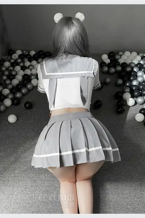 霏慕情趣内衣性感露腰日系jk学院风软萌学妹水手服套装激情开档百褶裙