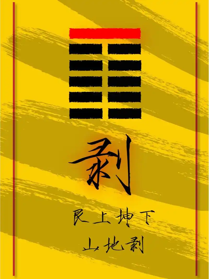 所有山火贲后为山地剥卦.