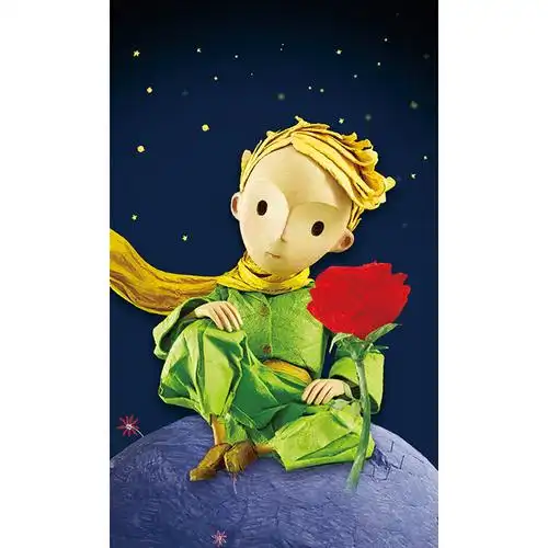 小王子超大海报经典电影动漫卡通自粘壁画卧室宿舍贴画现代装饰画