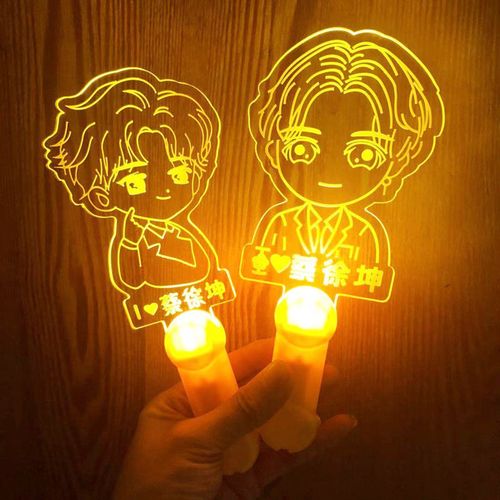 蔡徐坤应援手灯偶像练习生荧光棒kun同款周边演唱会助威道具定做