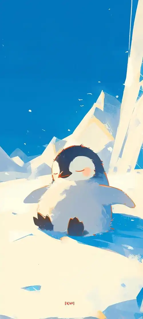 手机壁纸可爱动物插画壁纸高清原图分享