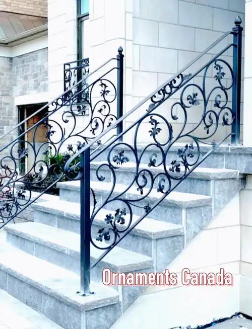 一款入户台阶扶手栏杆