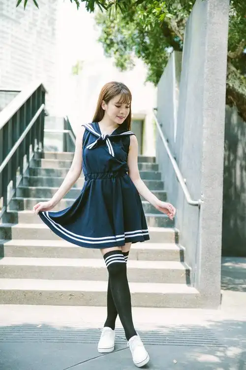 学院风水手服女高日系校班服长袖软妹jk制服百褶裙学生演出服6689