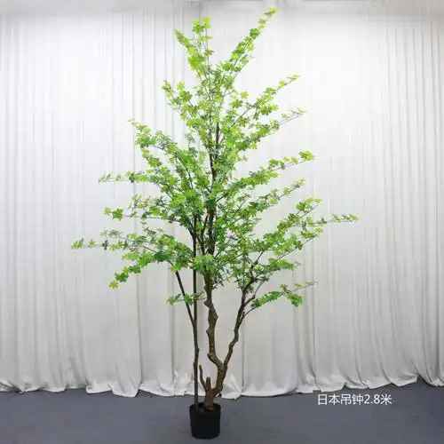 仿真日本吊钟仿真植物室内客厅盆栽仿真吊钟树北欧ins风大型装饰天