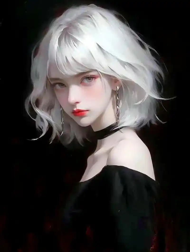 银发女王#高级感 #二次元原创 #御姐 #变装 #优质头像 - 抖音