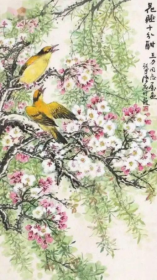 67国画里的绝美春色太醉人了