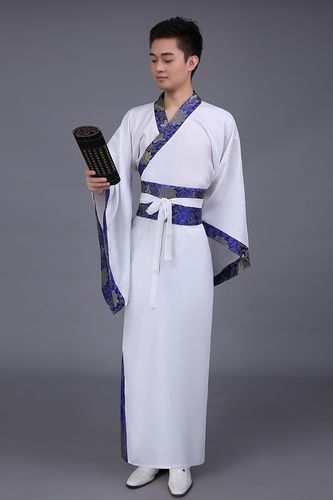 桔子悦新款古装服装男汉服男士曲裾臣子官服汉朝大臣大
