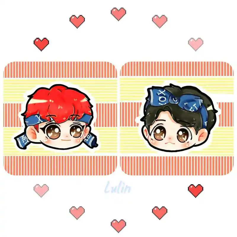 灿白漫画情头.#灿白 #头像 #情侣头像  - 抖音