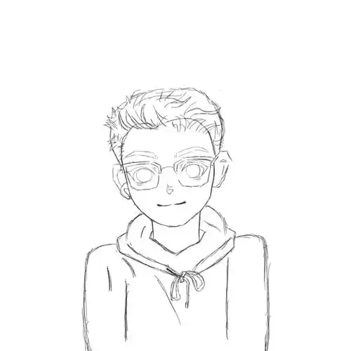 男生头像|线稿图