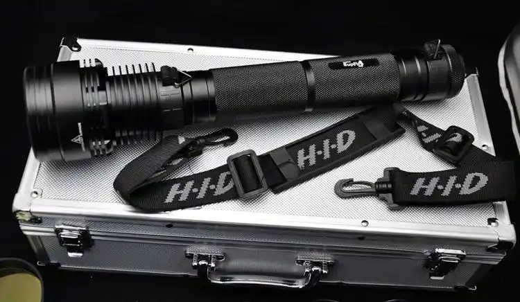 神火 强光手电筒保安巡逻探照灯户外远射1000米超亮大功率氙气灯充电