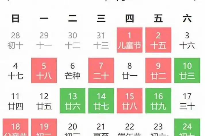 2021年6月生子黄道吉日一览表