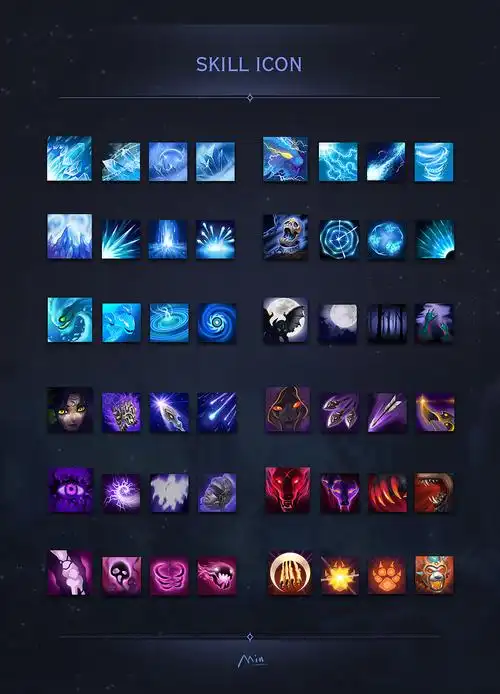 游戏技能icon