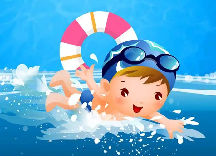 水东·暑假游泳培训班开始招生啦!12节课1对8包学会,包学会,现在参加