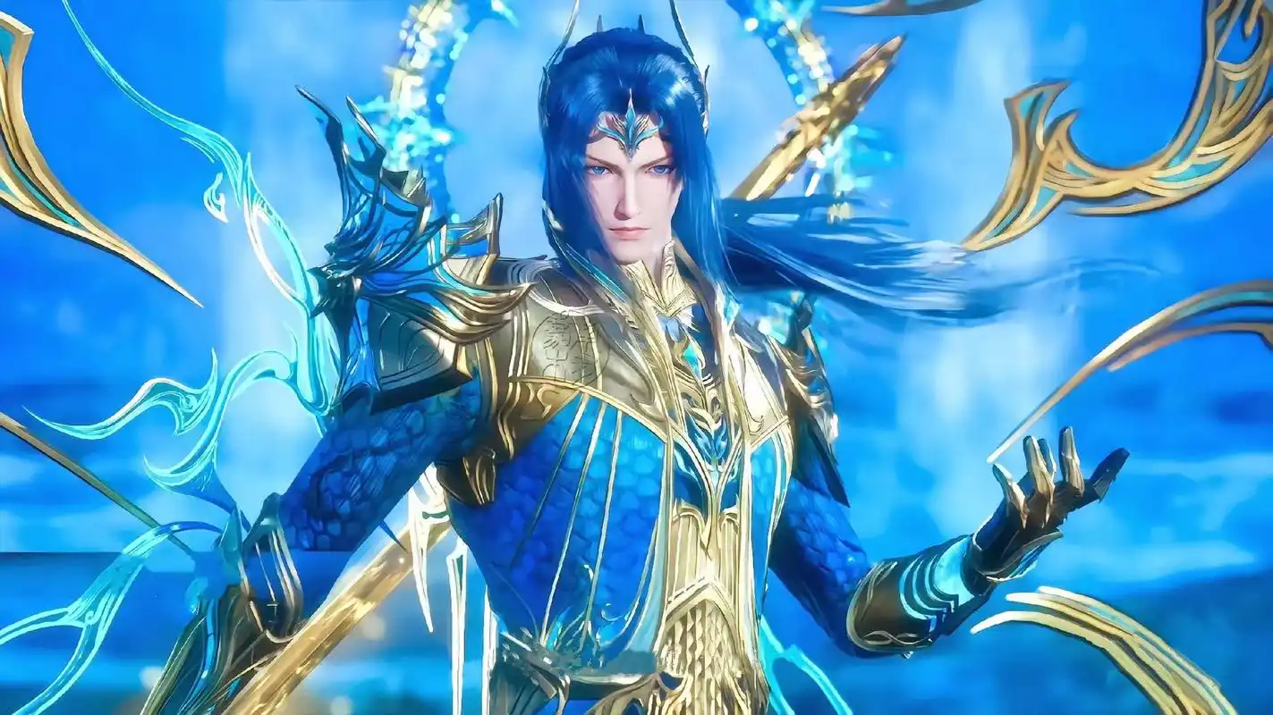 斗罗# #斗罗大陆# 唐三挥舞着身上的魂环 成就一代海神,为苍生而