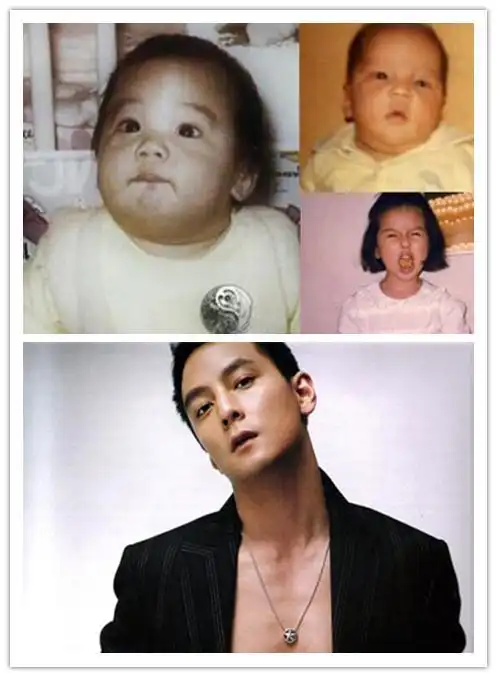 吴彦祖,祖哥闺女的样子据说跟他小时候特别像,这优良的基因真是厉害.