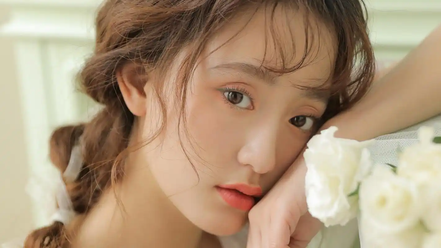 白纱唯美女生高清桌面壁纸壁纸3