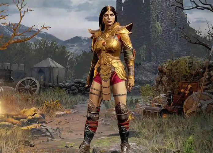 暗黑破坏神2重制版红衣女佣兵mod