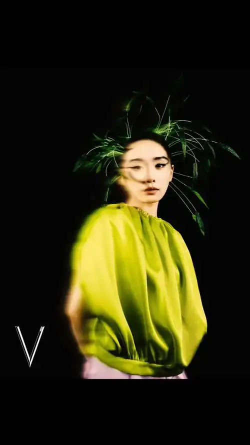 刘诗诗v中文版十一月刊封面竹枝妆96