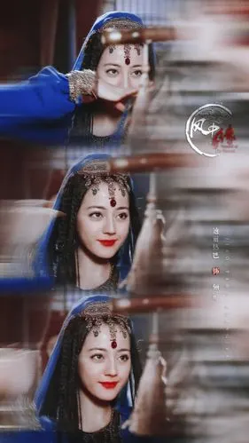 迪丽热巴风中奇缘图