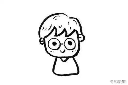 人物肖像简笔画教学