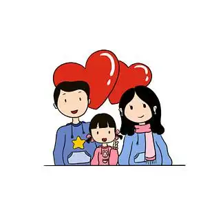 i>手 /i> i>绘 /i>可爱简笔画 i>一 /i> i>家 /i> i>三 /i> i>口 /i>