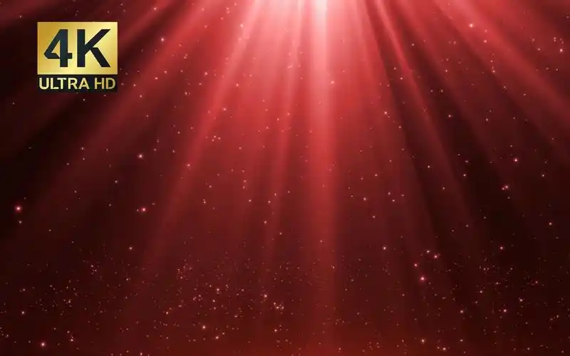 48-刘若英&乔沐楠-最好的未来,红色梦幻粒子光芒闪烁舞台年会背景led