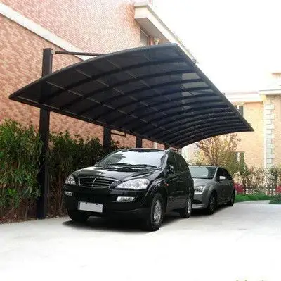 定做新款铝合金车自行车棚铝合金雨篷遮阳棚 停车棚 膜材加工 轿车棚