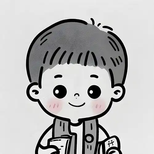 小男孩简笔画可爱 帅气