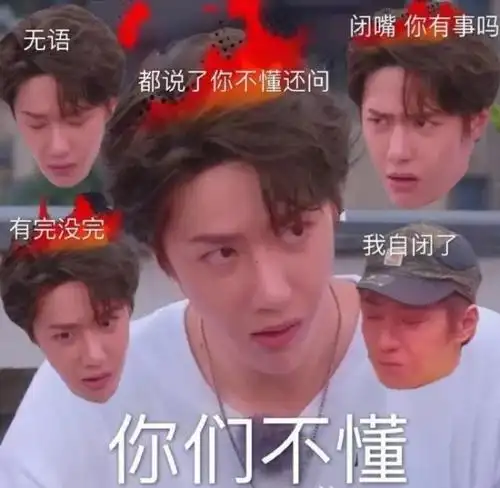 王一博搞笑表情包:耶啵"意气风发"的样子,非常的搞笑了