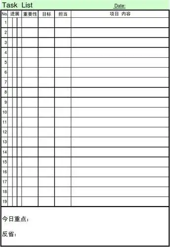 时间管理todolist