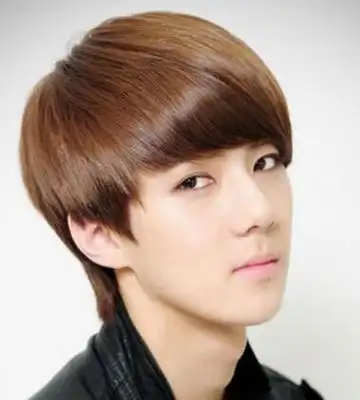 男生齐刘海拉直发型图片 男生拉直发型是不是很乖巧(2)