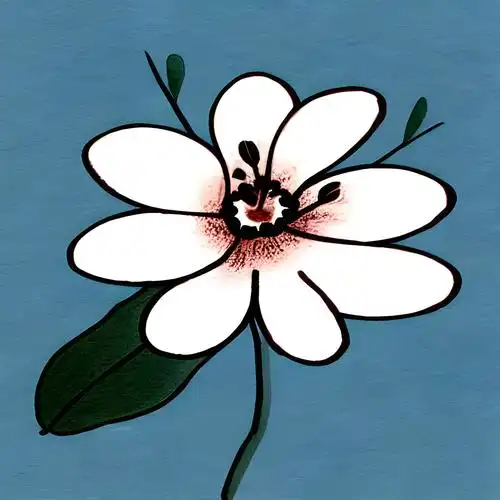 古风花朵简笔画